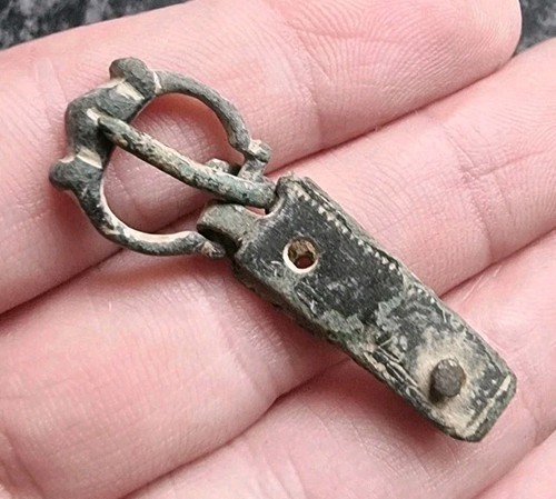 Medieval buckle with - buckle, plate