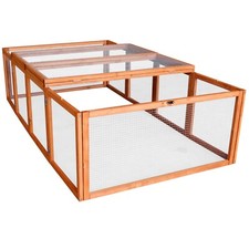 Wooden Run Rabbit Guinea Pig