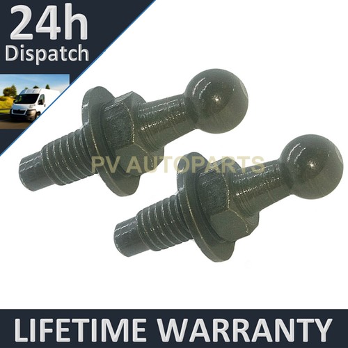 Pair gas strut end fittings - gas,