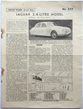 Jaguar 2.4 Litre Saloon. Motor