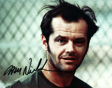 Jack Nicholson signed 8x10
