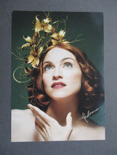 POSTCARD MADONNA Max Factor Make Up Advertising Unused Card
