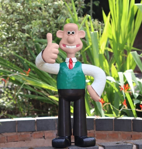Large wallace and gromit metal - large,