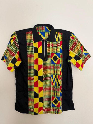 African print shirt - african,