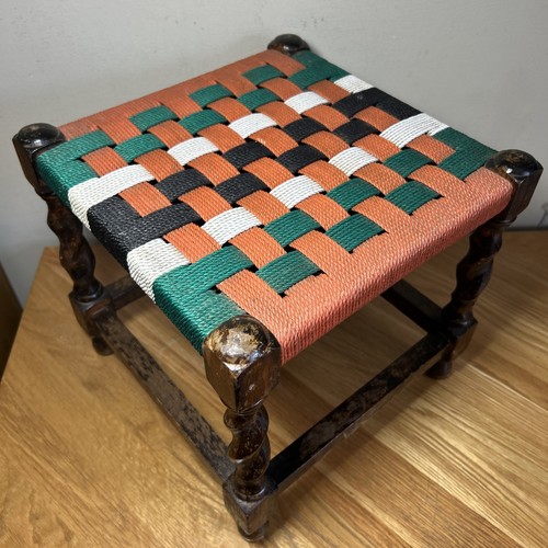 Vintage foot stool seat - foot,