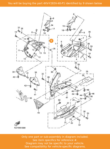 Yamaha panel assembly - assembly, 2