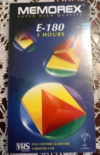 Memorex Blank VHS Video - E180