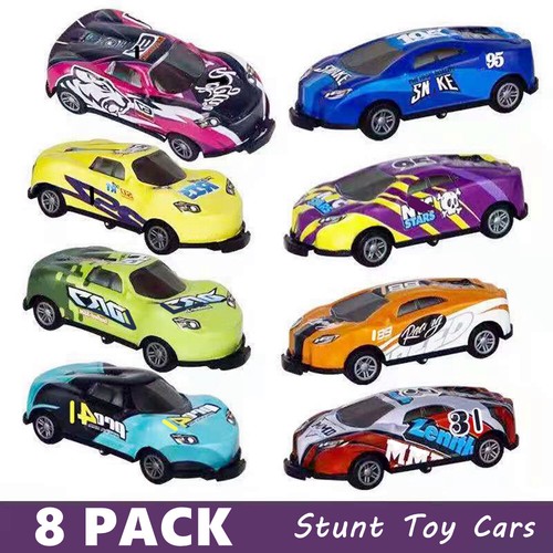 Stunt toy car alloy - stunt, pull
