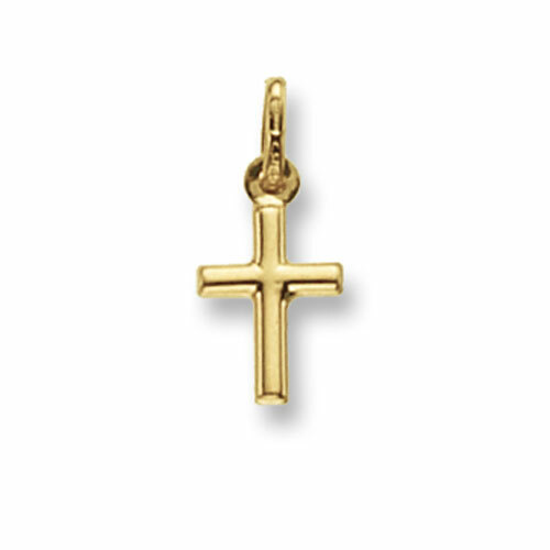 375 9ct gold cross - gold,