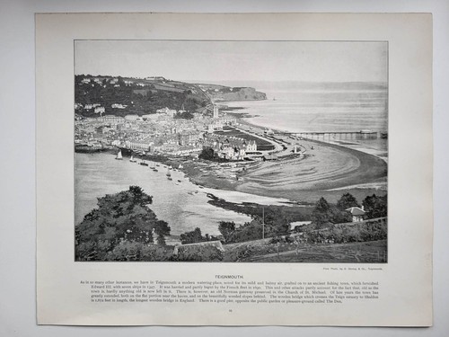 Old antique print 1899 - print,