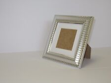 Two tone silver 4"x4" Picture