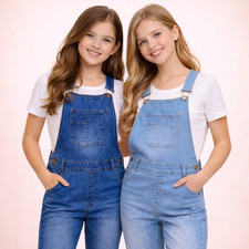 Girls Dungaree 100% Cotton
