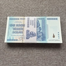 Zimbabwe 100 Trillion Dollars