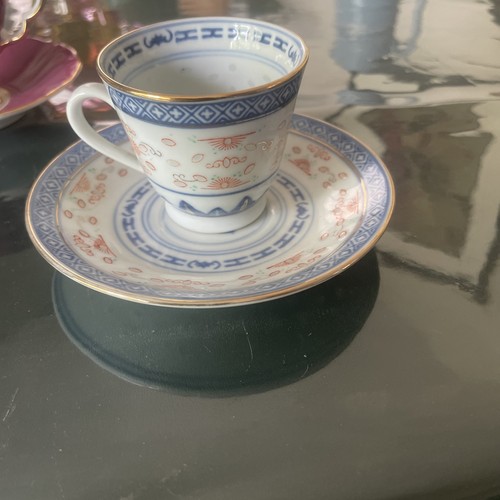 Chinese rice grain cup and - rice,