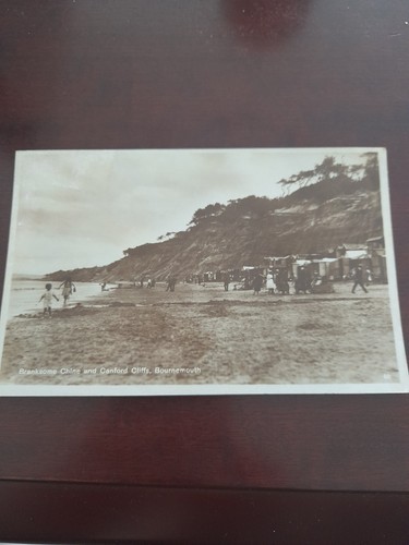 Old postcard branksome chine - postcard,
