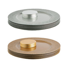Piece metallic hammered - 12-piece,