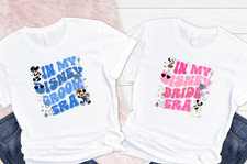 Bride Groom t shirt honeymoon Disney matching t shirts gift engagement marriage