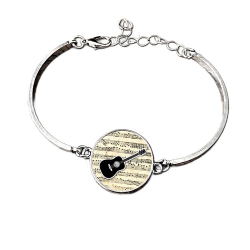 Acoustic guitar bracelet - guitar, •
