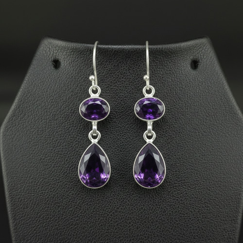 Amethyst gemstone 925 sterling - amethyst,
