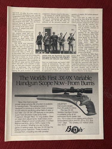 Burris handgun scope - burris, 1991