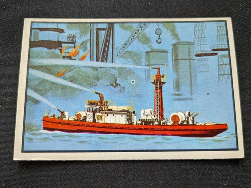 1953 bowman firefighter card - bowman,