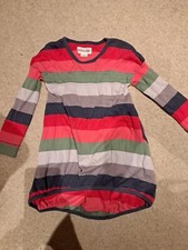 Phister And Philina Dress Age 2 BNWOT 100% Cotton Stripey Pink Green Lilac 