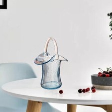 Luxury Art Glass Bag Vase with