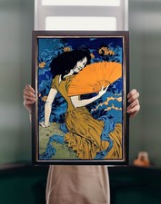 Woman with a Fan 1900 POSTER