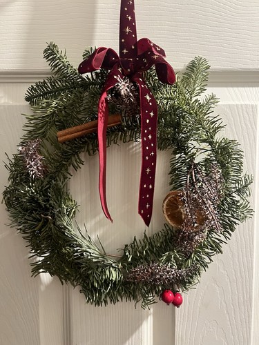 Hand made christmas wreath - wreath, x