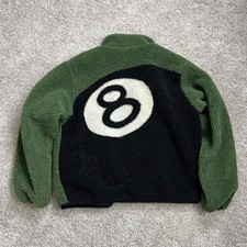 Stussy 8 Ball Deep Pile Green