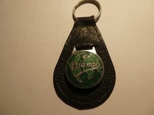 Very rare green 'world' Triumph car key fob