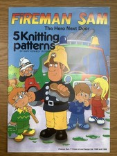 Gary Kennedy Intarsia Knitting Patterns 5 Fireman Sam Designs In 4-ply