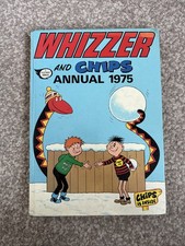 Whizzer And chips Vintage Annual 1975 Hardback Comic Book