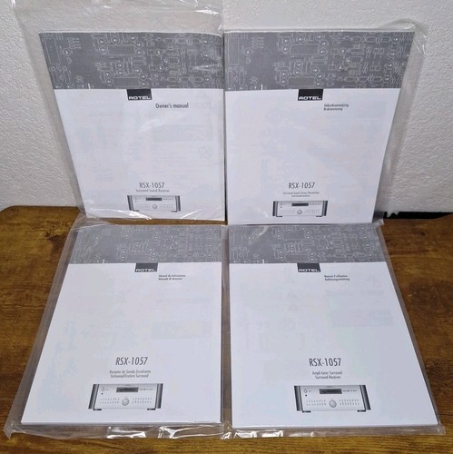 Rotel rsx 1057 - rotel, owners
