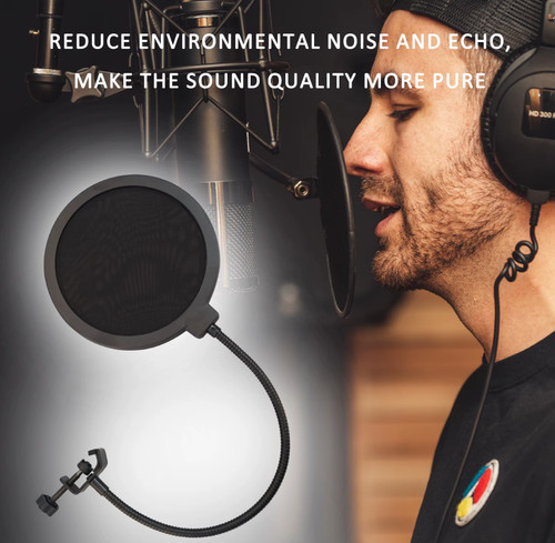 Microphone pop filter - pop,