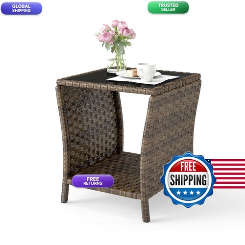 Elepude outdoor wicker side - outdoor,