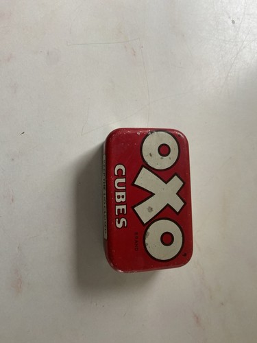 Oxo vintage metal tin - metal,