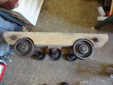 Dolly / trolly machine moving 22" x 16" x 5 1/2" high heavy duty