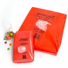 CLEAR PLASTIC POLYTHENE BAGS FOOD USE 20micron / 80gauge WORTHMINSTER BRAND