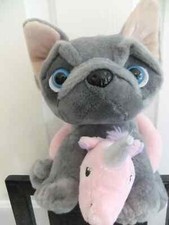 10" KEEL PINK UNICORN GREY PUG DOG PUPPY TEDDY BEAR SOFT CUDDLY TOY EASTER A