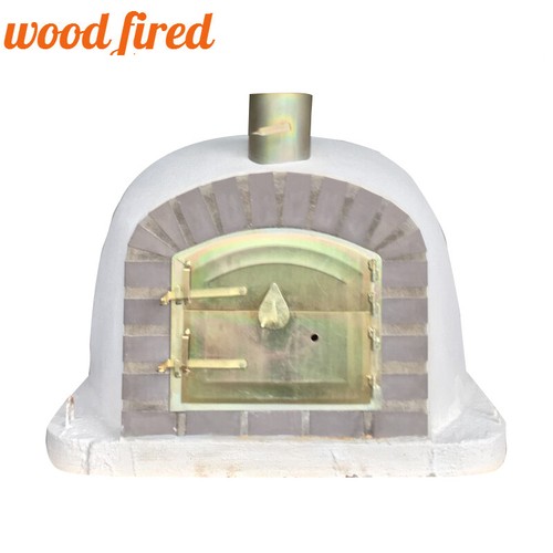 Outdoor wood fired pizza oven - fired,