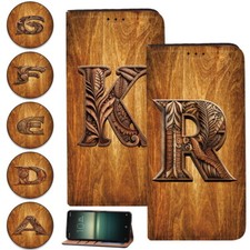26 Letter Leather Phone Stand
