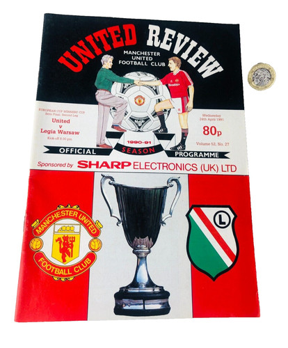 Football programme manchester - football,