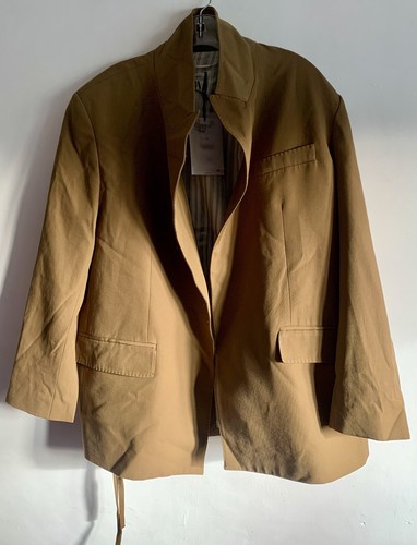 Bnwt zara khaki brown long - khaki,