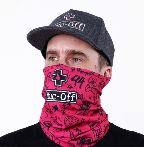 Muc off punk neck gaiter - neck, pink