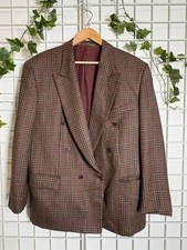 Mens Vintage Tweed Check Plaid