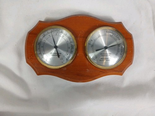 Weathermaster wooden barometer - weathermaster,