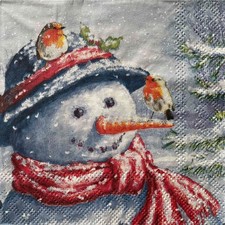 2 x cocktail paper napkins for