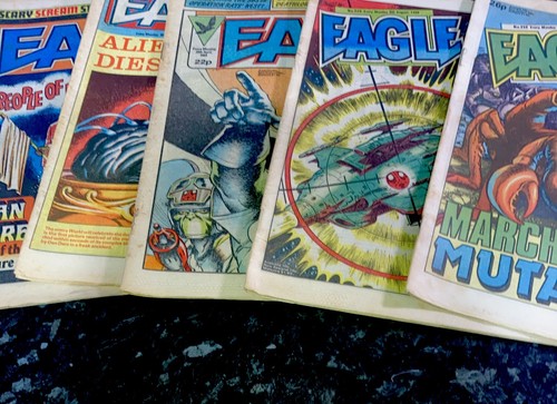 Vintage eagle comics - job, lot