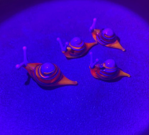 Vintage murano style snails - murano,